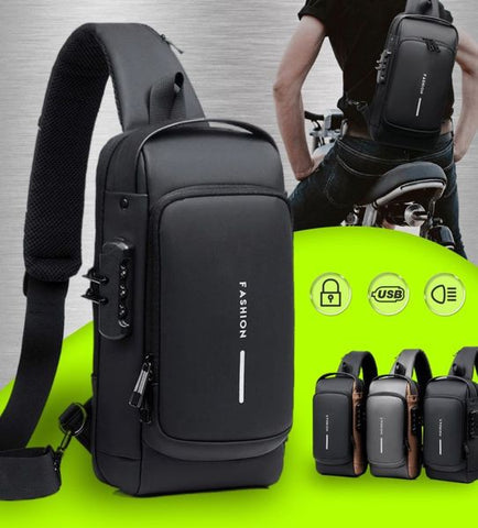 Mochila FashionTech™ PRO con Seguridad Avanzada y Carga USB