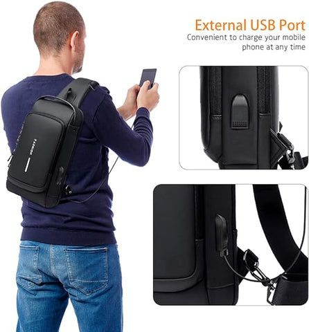 Mochila FashionTech™ PRO con Seguridad Avanzada y Carga USB