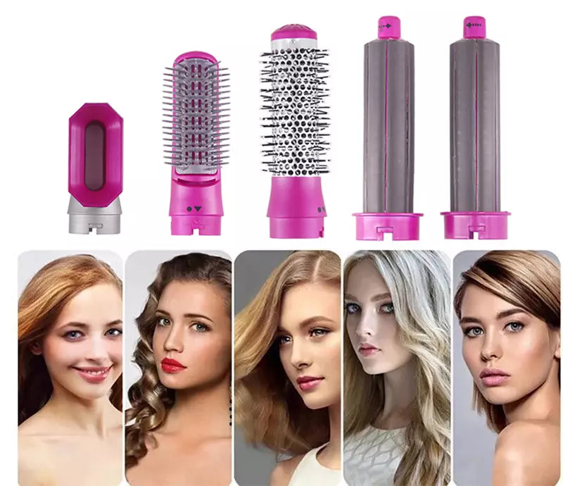 DeLuxe Hair-Cepillo Secador 5 en 1💎 - SEQUE, ALISE Y MODELE MÁS RÁPIDAMENTE ¡ENVÍO GRATIS HOY!🚀